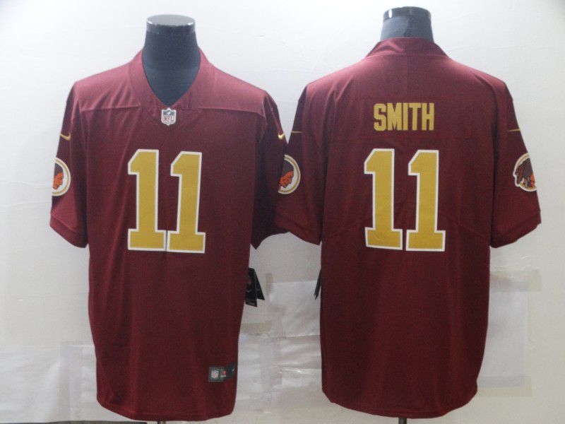 Men Washington Redskins #11 Smith Red Nike Limited Vapor Untouchable NFL Jerseys